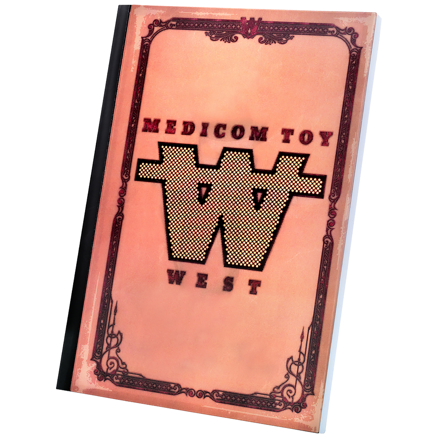 MLE MEDICOM TOY WEST ORIGINAL PRODUCTS LENTICULAR NOTE BOOK