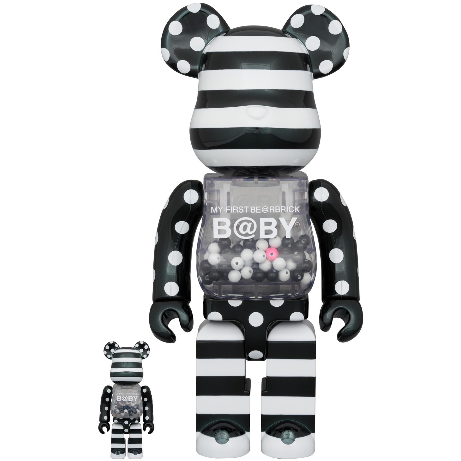 その他 MY FIRST BE@RBRICK B@BY BLACK & WHITE MY FIRST BE@RBRICK BLACK & WHITE CHROME Ver. 100％ & 400