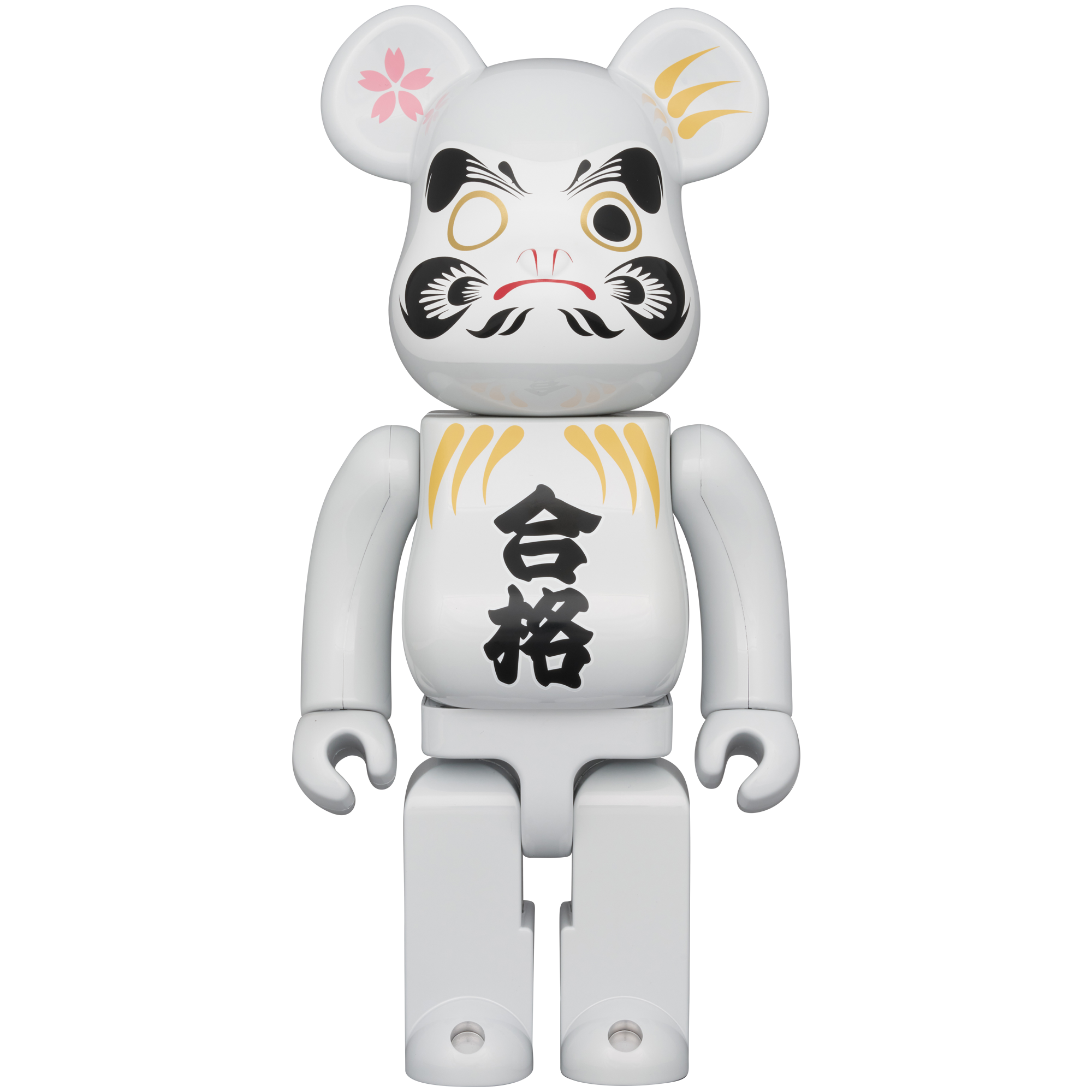 BE@RBRICK 達磨 合格 白メッキ 400％《2026年10月発売予定》_0
