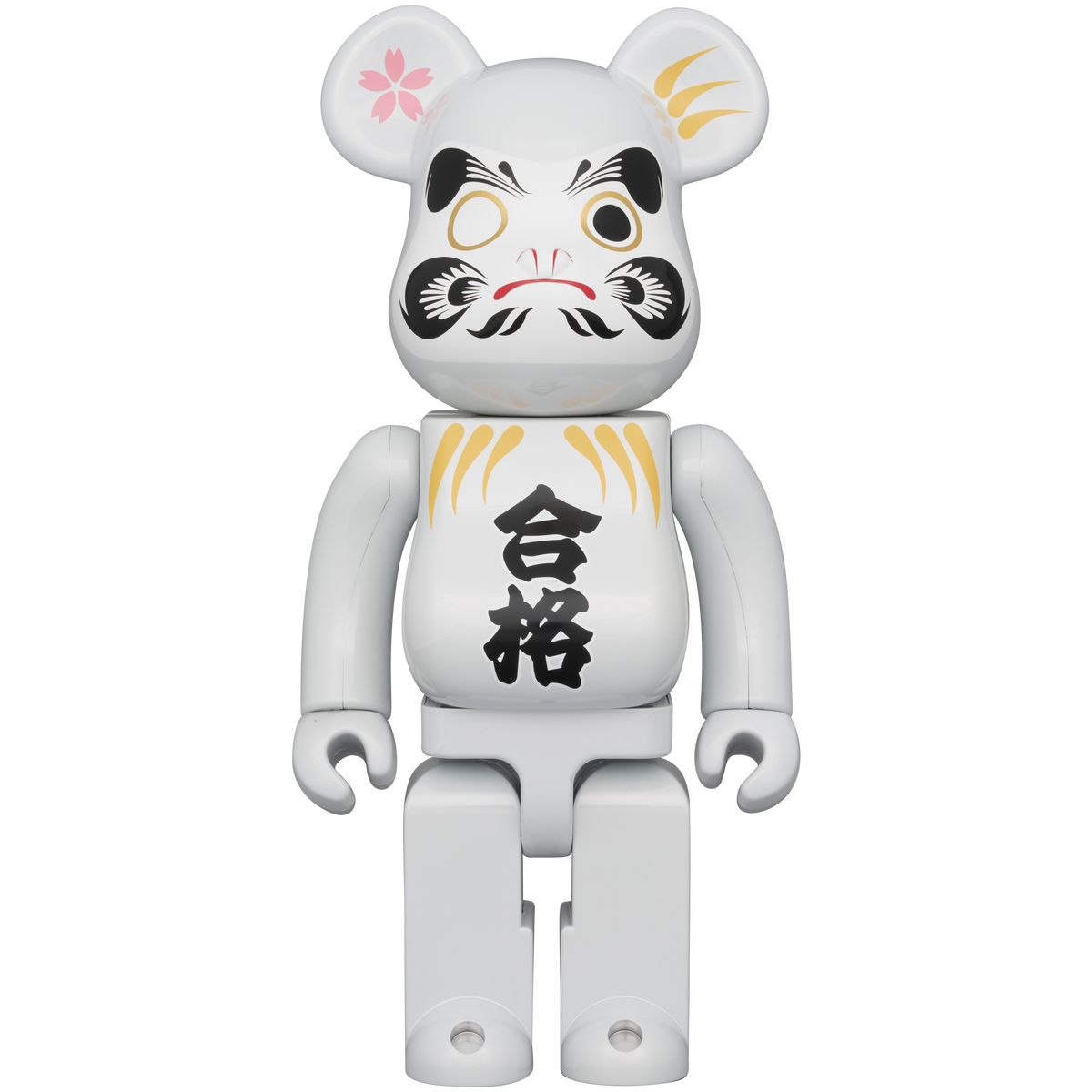 BE@RBRICK 達磨 合格 白メッキ 400％《2026年10月発売予定》_0