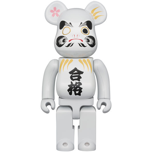 BE@RBRICK 達磨 合格 白メッキ 400％《2026年10月発売予定》_0