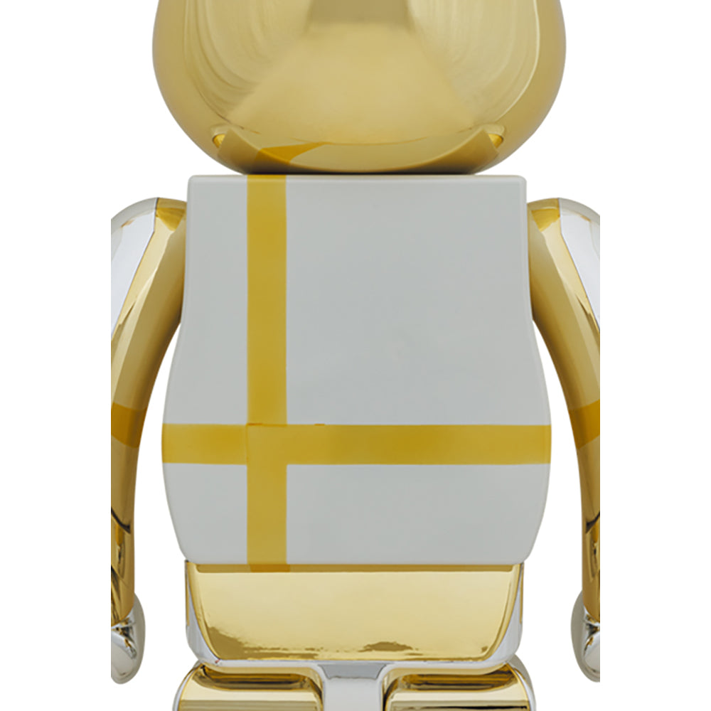 BE@RBRICK MEDICOM TOY PLUS SILVER CHROME Ver. 1000％_1