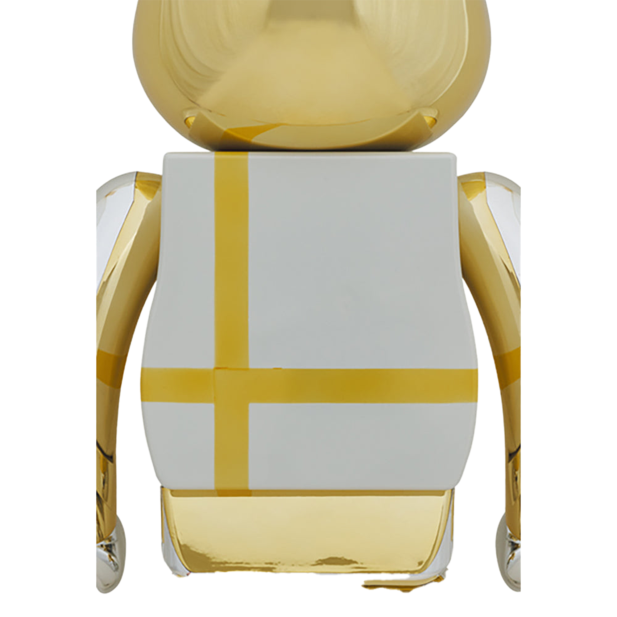 BE@RBRICK MEDICOM TOY PLUS SILVER CHROME Ver. 1000％