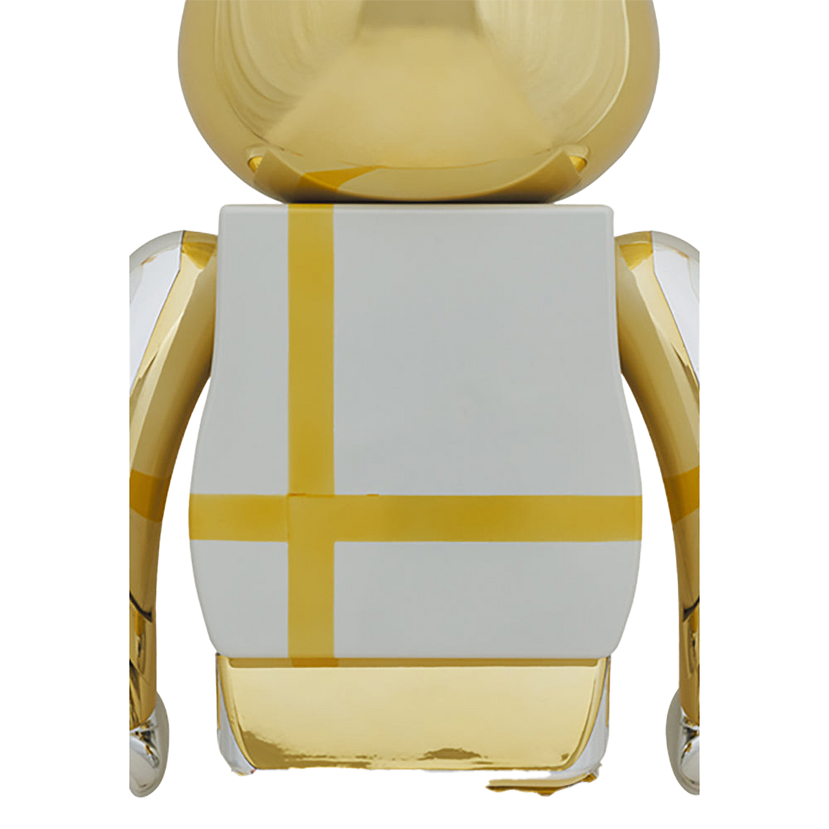 BE@RBRICK MEDICOM TOY PLUS SILVER CHROME Ver. 1000％