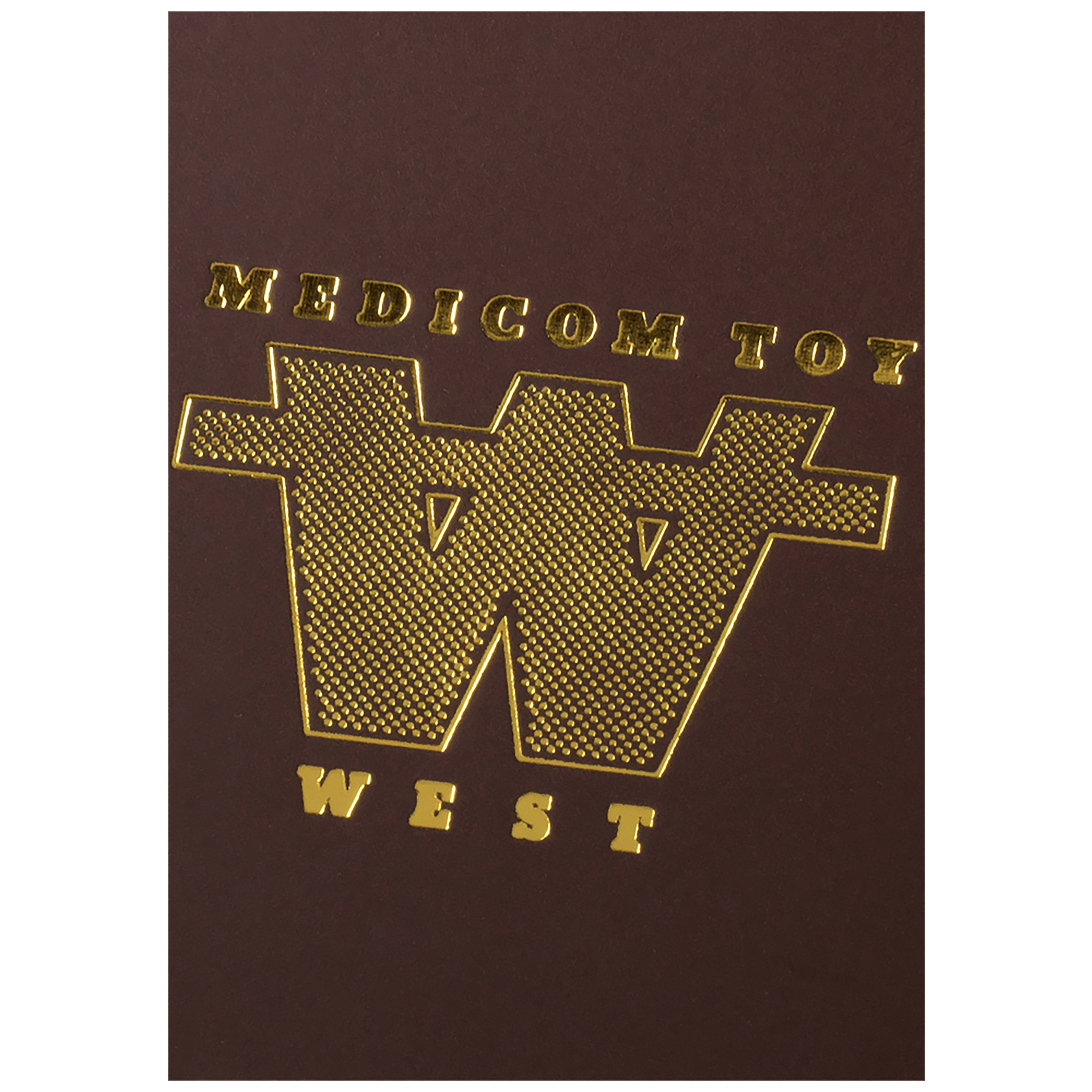 MLE MEDICOM TOY WEST ORIGINAL PRODUCTS LENTICULAR NOTE BOOK