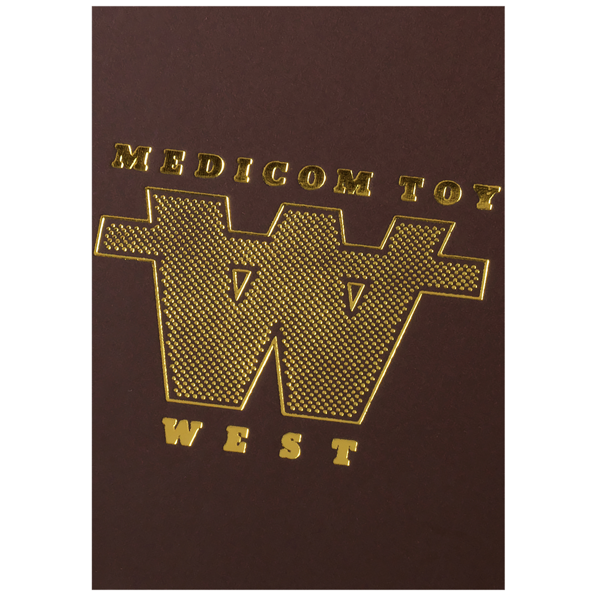 MLE MEDICOM TOY WEST ORIGINAL PRODUCTS LENTICULAR NOTE BOOK