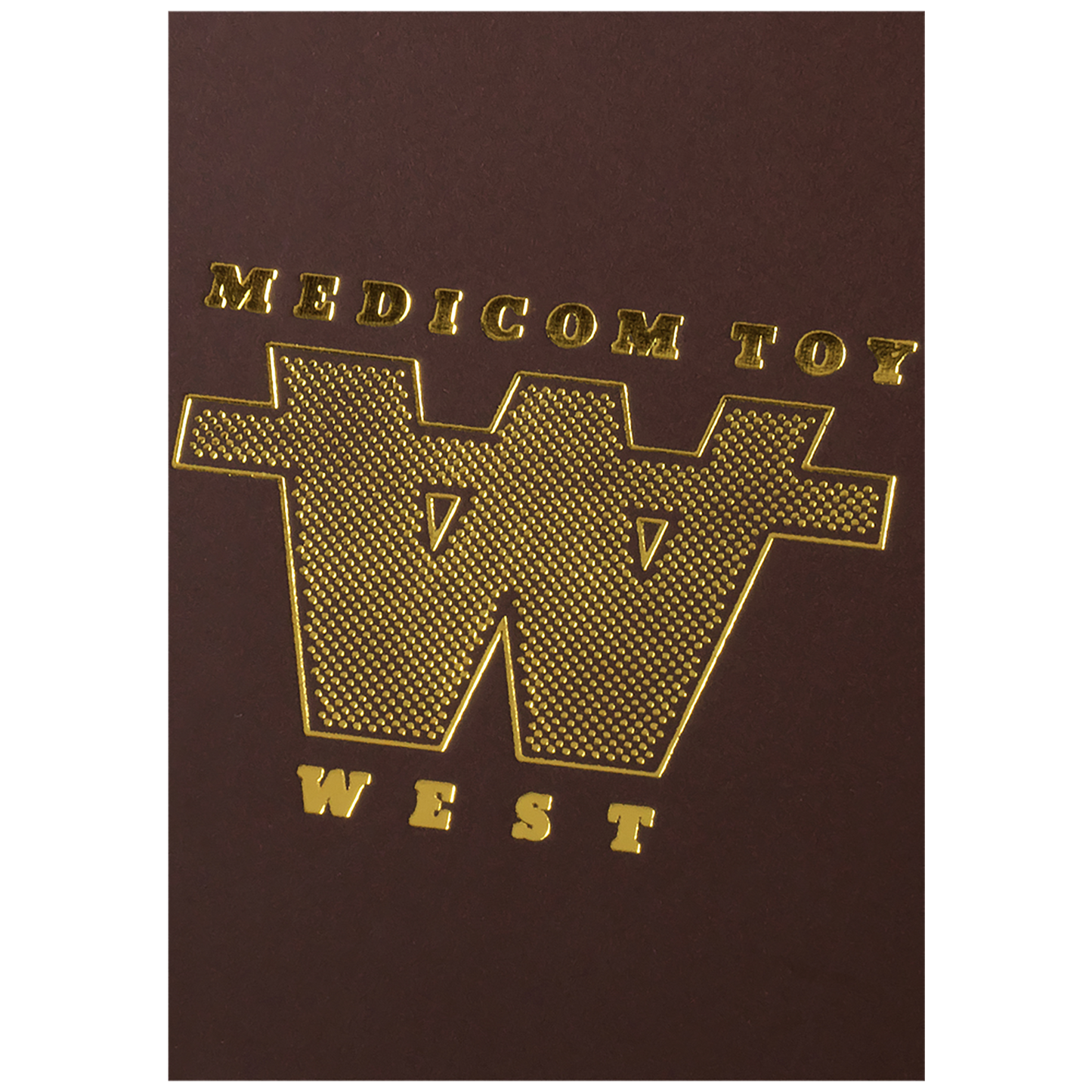 MLE MEDICOM TOY WEST ORIGINAL PRODUCTS LENTICULAR NOTE BOOK