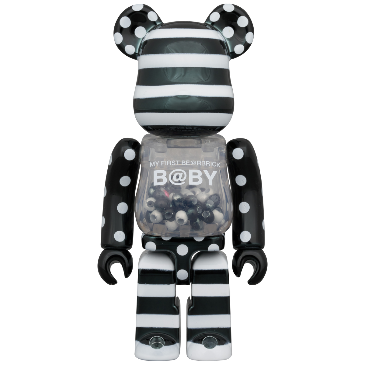 MY FIRST BE@RBRICK BLACK & WHITE CHROME Ver. 100％ & 400％_1