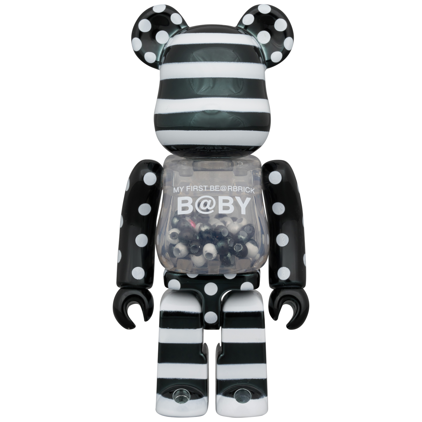 MY FIRST BE@RBRICK BLACK & WHITE CHROME Ver. 100％ & 400％_1