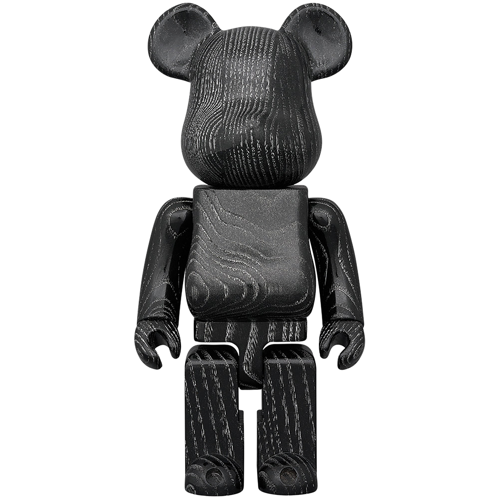 BE@RBRICK Karimoku floating black silver 400%