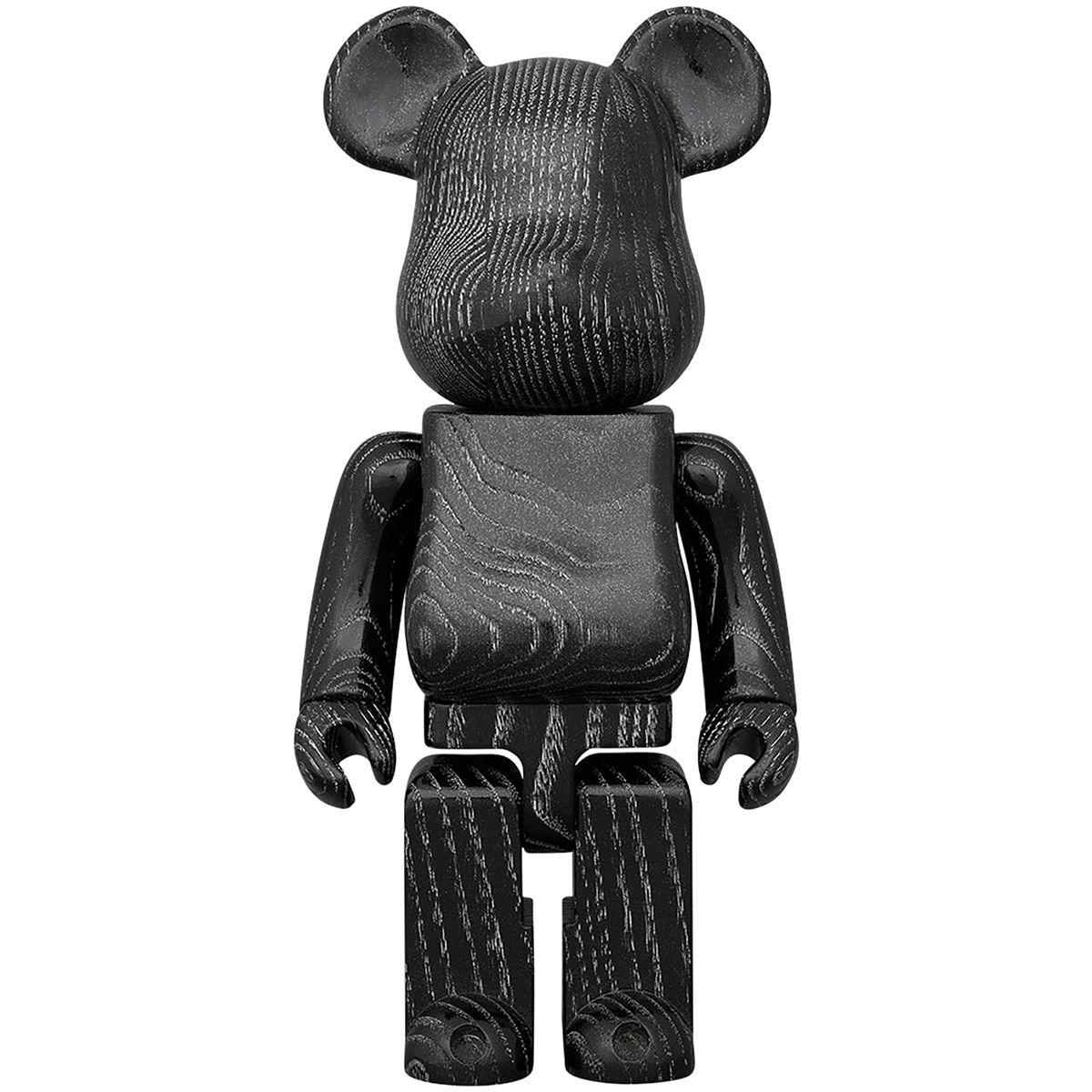 BE@RBRICK Karimoku floating black silver 400%