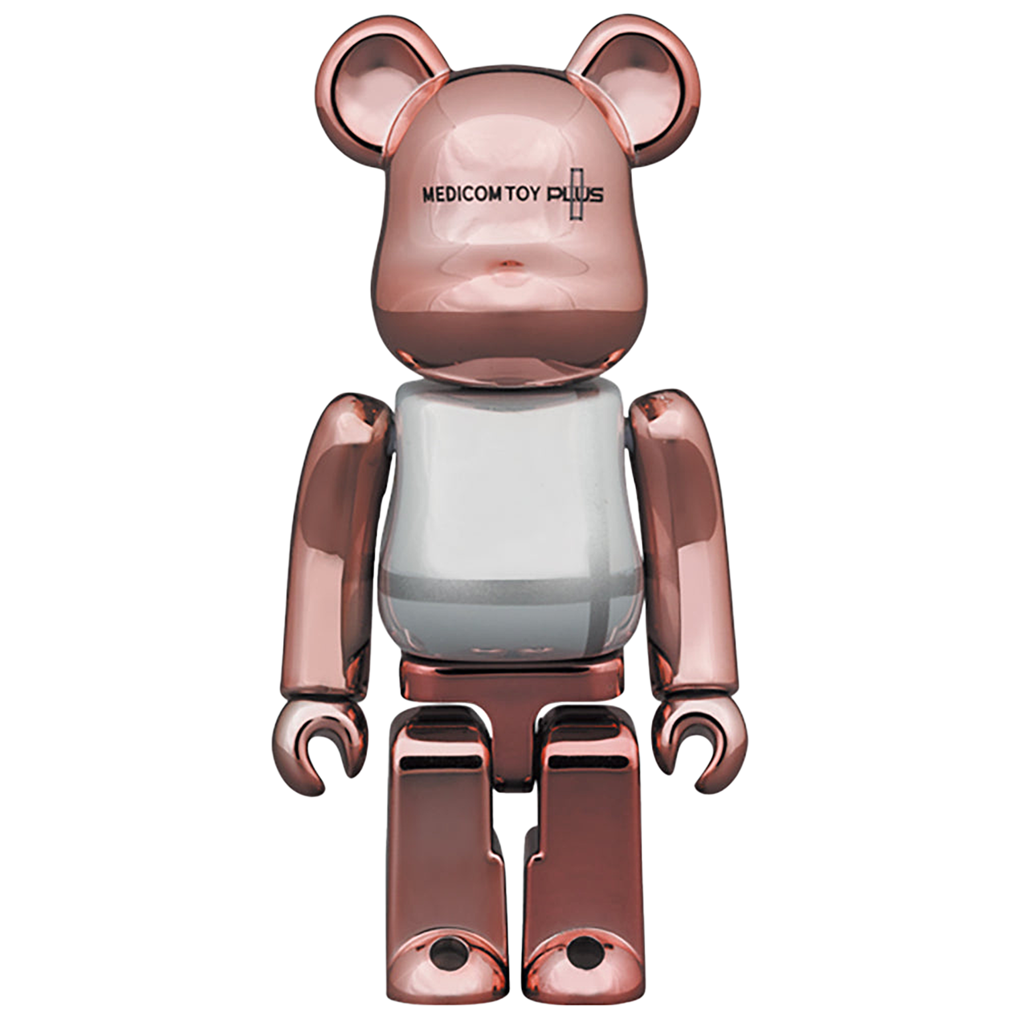 BE@RBRICK MEDICOM TOY PLUS PINK GOLD CHROME Ver. 100％ ＆ 400％