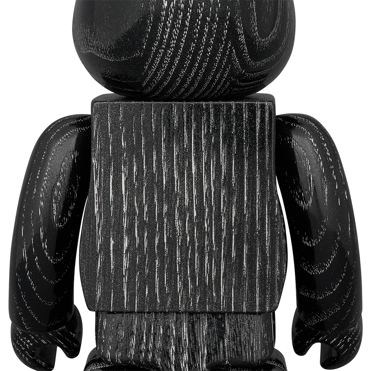 BE@RBRICK Karimoku floating black silver 400%