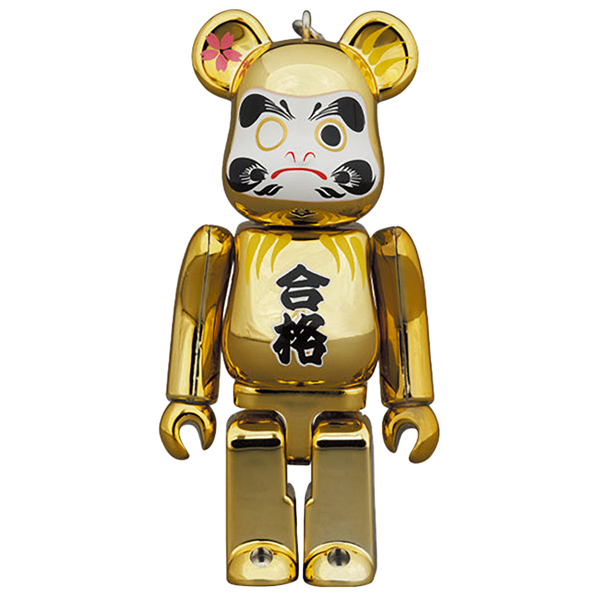 BE@RBRICK Daruma “GOUKAKU” Gold Plated 100％