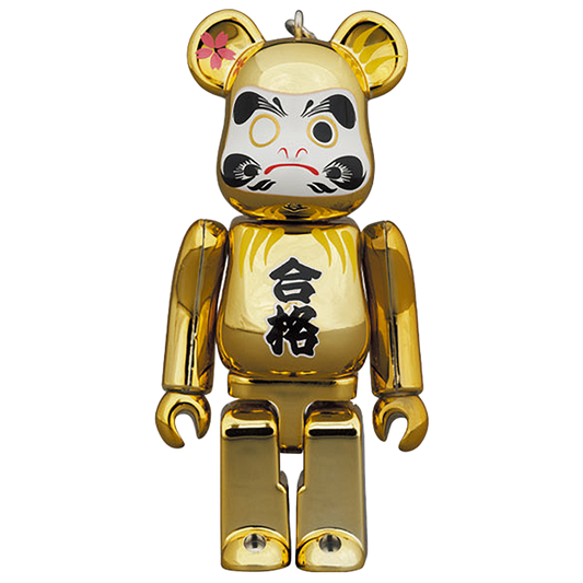 BE@RBRICK Daruma “GOUKAKU” Gold Plated 100％
