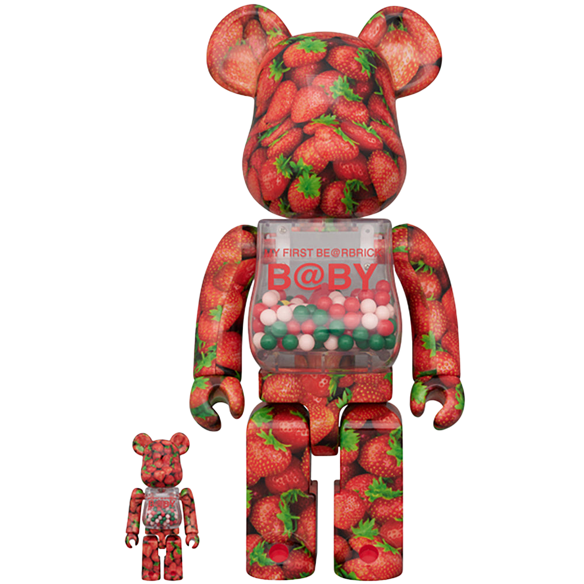 MY FIRST BE@RBRICK Strawberry Ver. 100％ & 400％