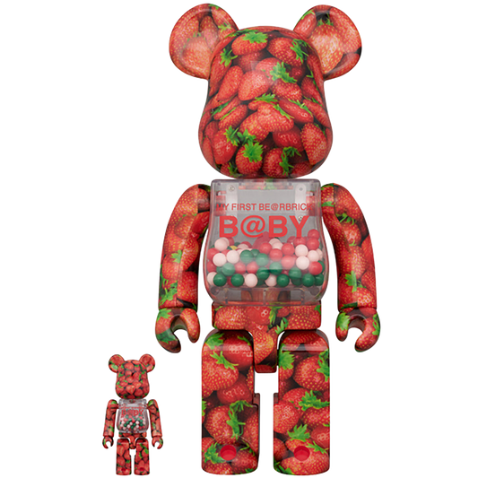 MY FIRST BE@RBRICK Strawberry Ver. 100％ & 400％