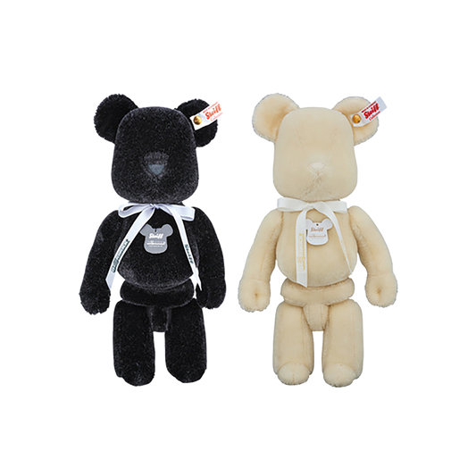 BE@RBRICK × STEIFF BLACK／WHITE