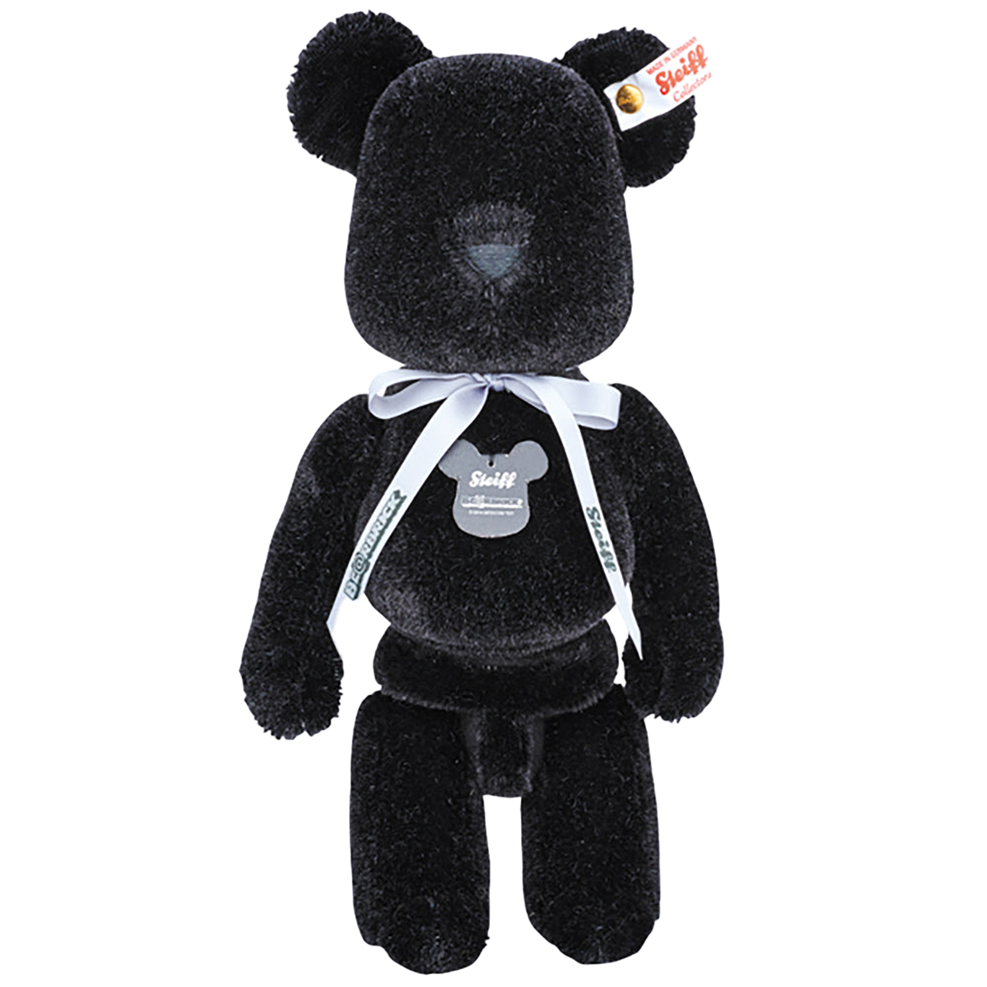 Steiff フレデリック　テディベア　34cm BE@RBRICK × STEIFF BLACK／WHITE | MEDICOM TOY OFFICIAL STORE