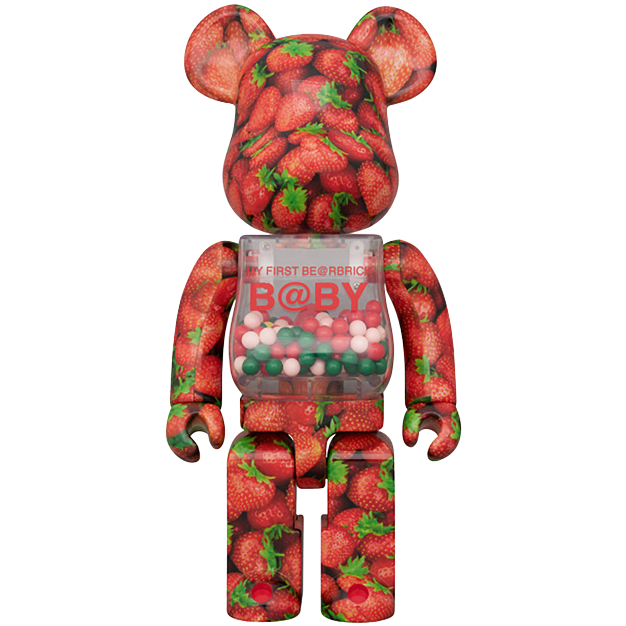 MY FIRST BE@RBRICK Strawberry Ver. 100％ & 400％ | MEDICOM TOY