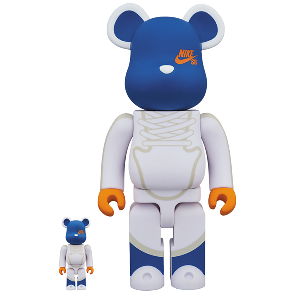 BE@RBRICK NIKE SB WHITE 100％ & 400％_0