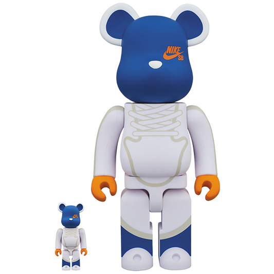 BE@RBRICK NIKE SB WHITE 100％ & 400％