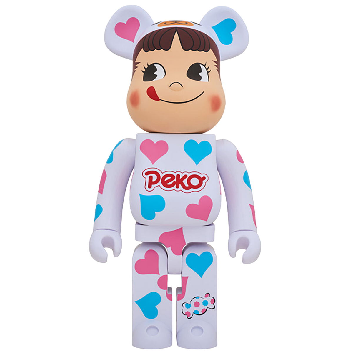 BE@RBRICK 着ぐるみ ペコちゃん ハート 1000％