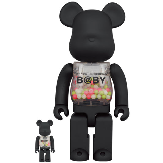 MY FIRST BE@RBRICK B@BY MATT BLACK Ver. 100％ & 400％_0