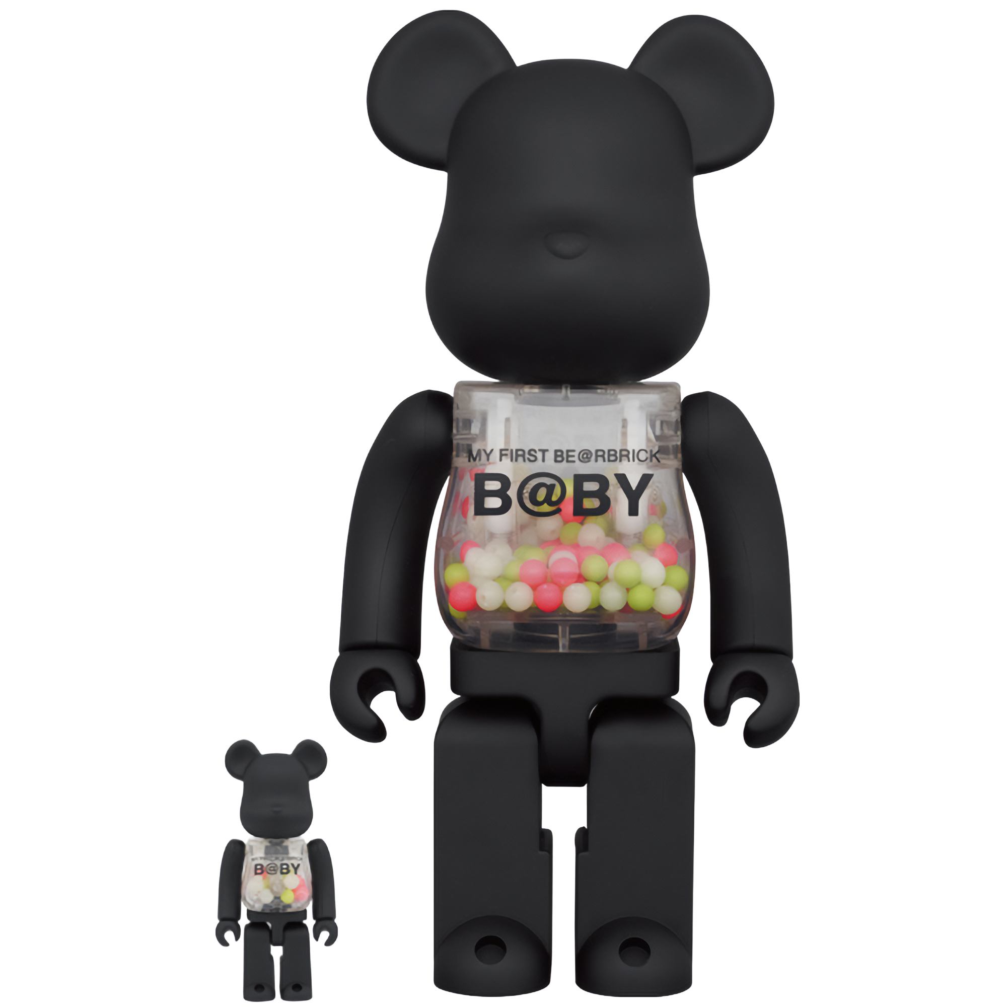 MY FIRST BE@RBRICK B@BY MATT BLACK Ver. 100％ & 400％