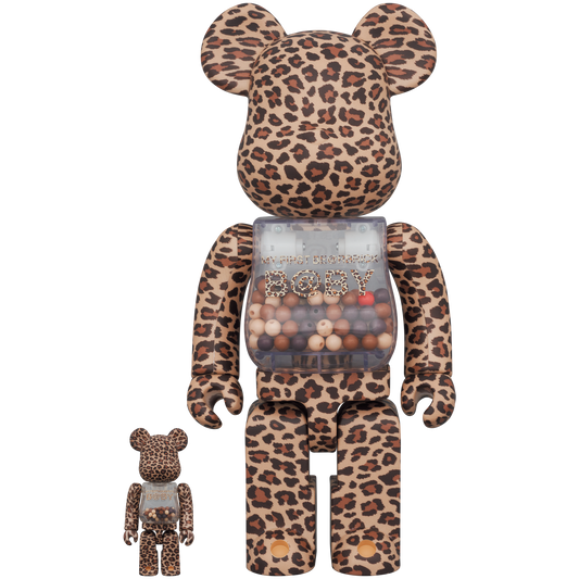 MY FIRST BE@RBRICK B@BY LEOPARD Ver.100% & 400%