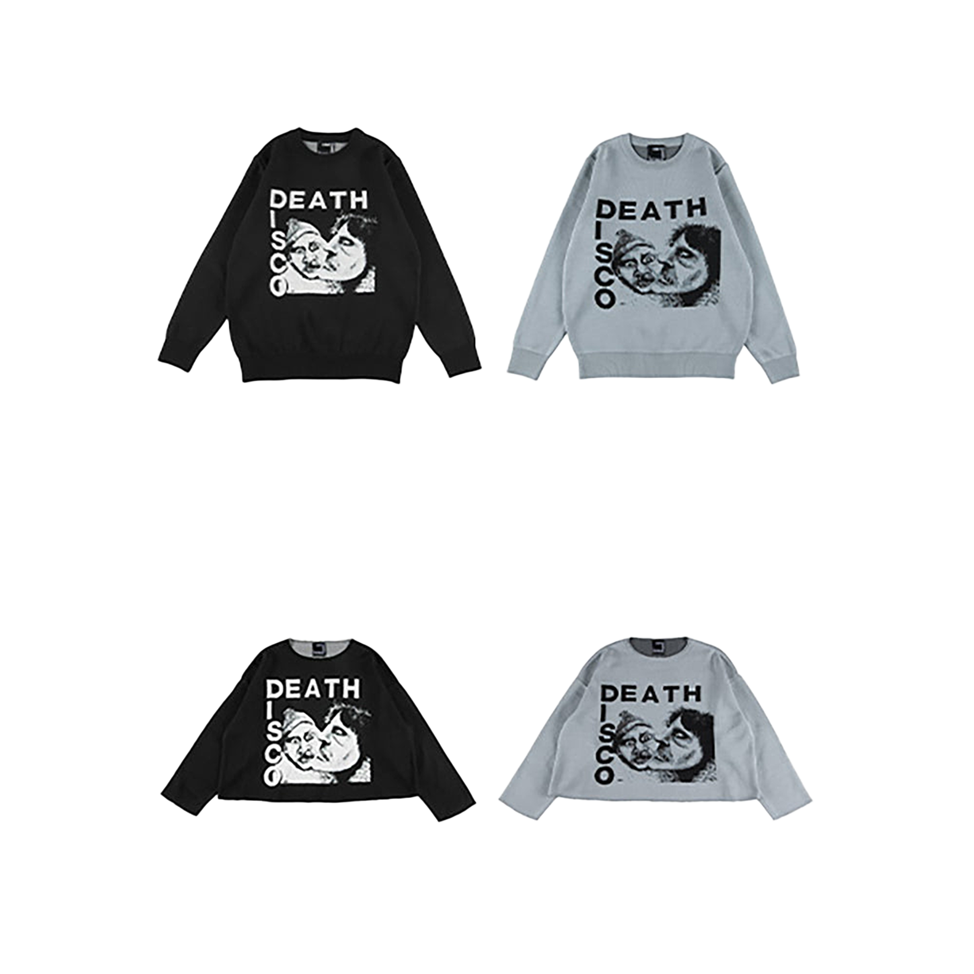 KNIT GANG COUNCIL "PIL" CREW NECK SWEATER "DEATH DISCO"