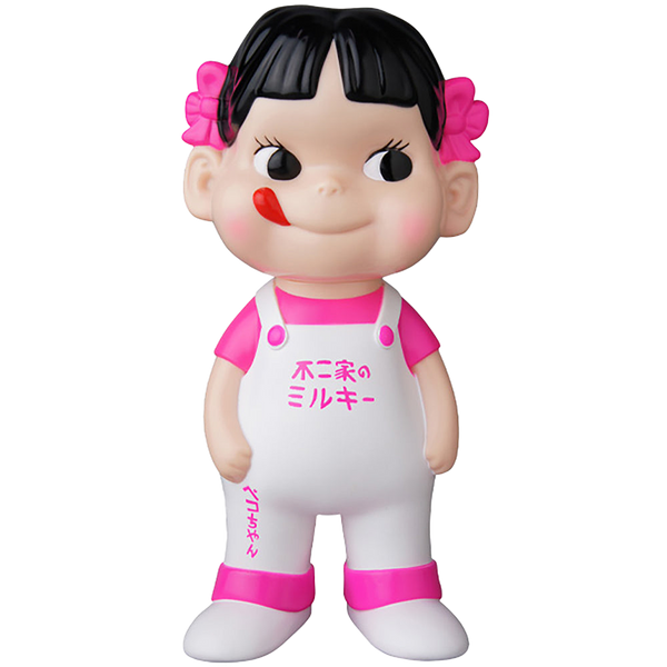 不二家ソフビコレクション ペコちゃん（白×蛍光ピンク） | MEDICOM TOY