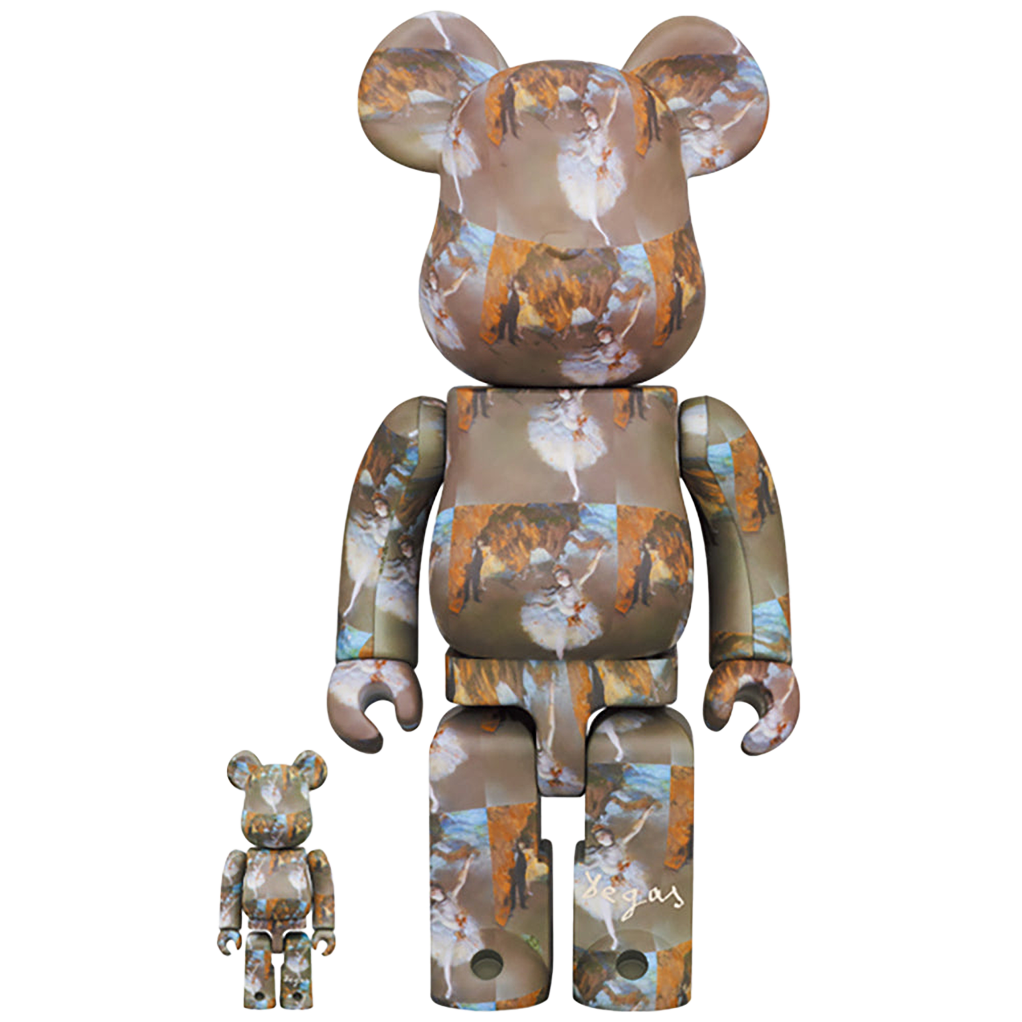 BE@RBRICK Edgar Degas "Ballet" 100％ & 400％