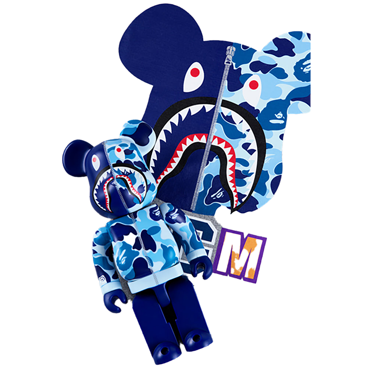 BE@RTEE BAPE(R)-BE@R ON BAPE(R) (GRAY)