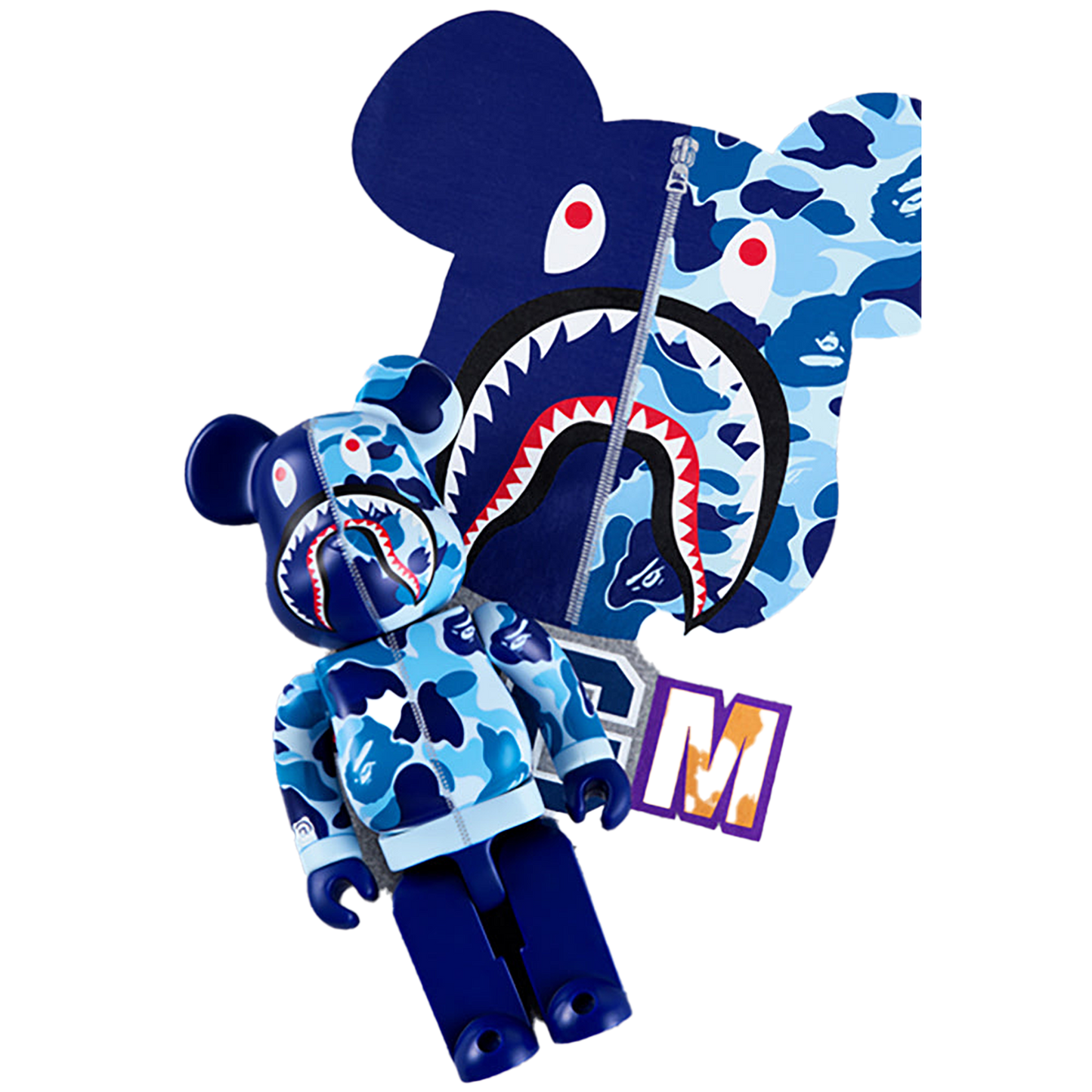 BE@RTEE BAPE(R)-BE@R ON BAPE(R) (GRAY)
