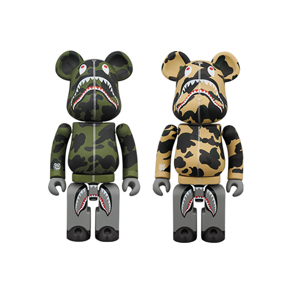 1ST CAMO SHARK BE@RBRICK 超合金 GREEN／YELLOW_0