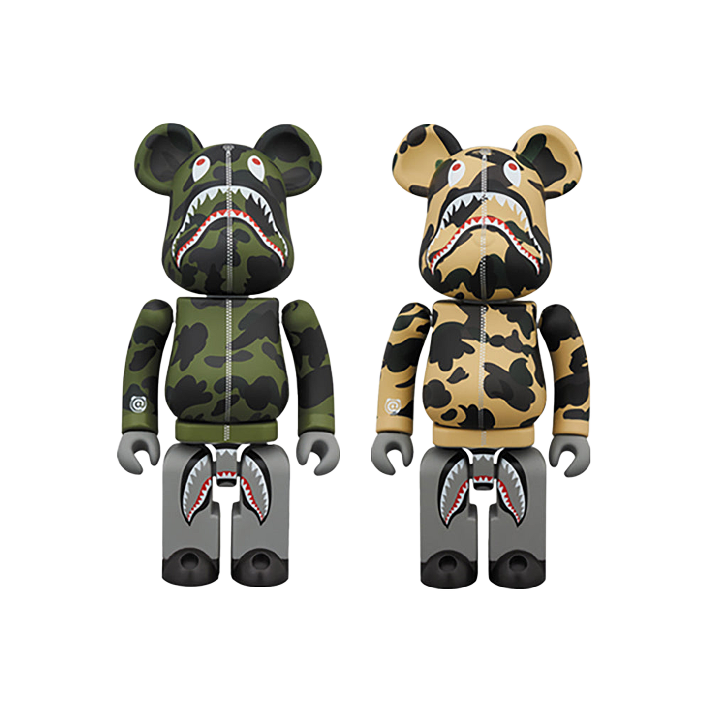 1ST CAMO SHARK BE@RBRICK 超合金 GREEN／YELLOW