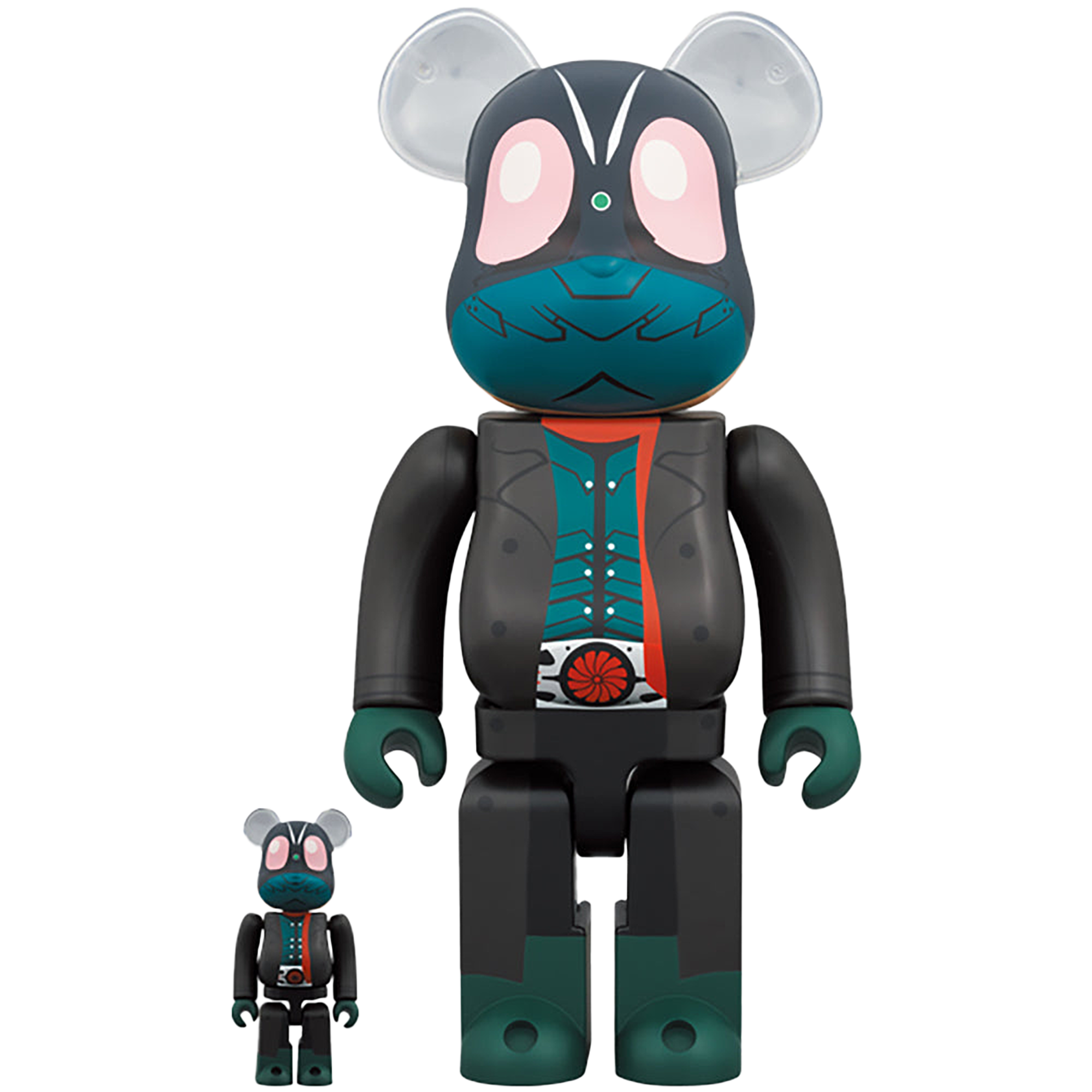 BE@RBRICK 仮面ライダー (シン・仮面ライダー) (コートVer.) 100％ & 400％