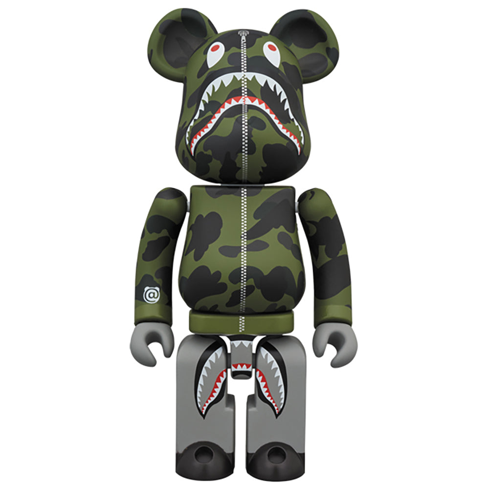 1ST CAMO SHARK BE@RBRICK 超合金 GREEN／YELLOW_1