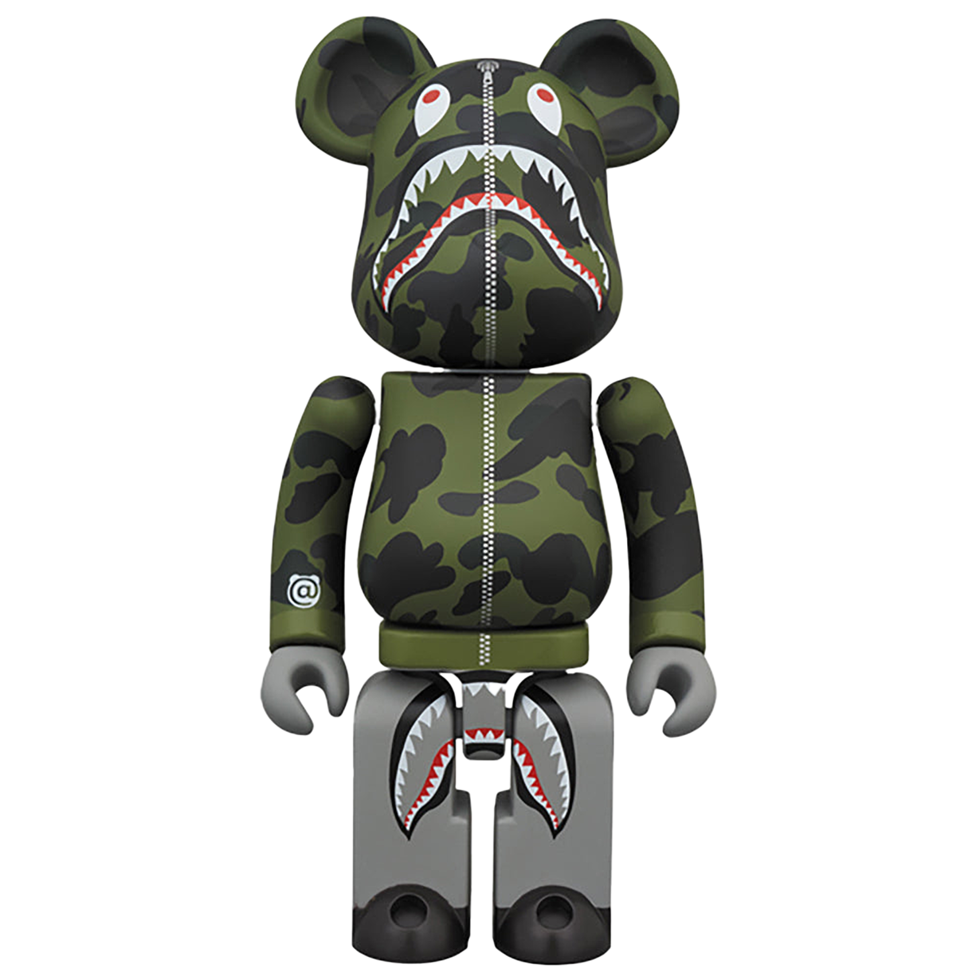 1ST CAMO SHARK BE@RBRICK 超合金 GREEN／YELLOW