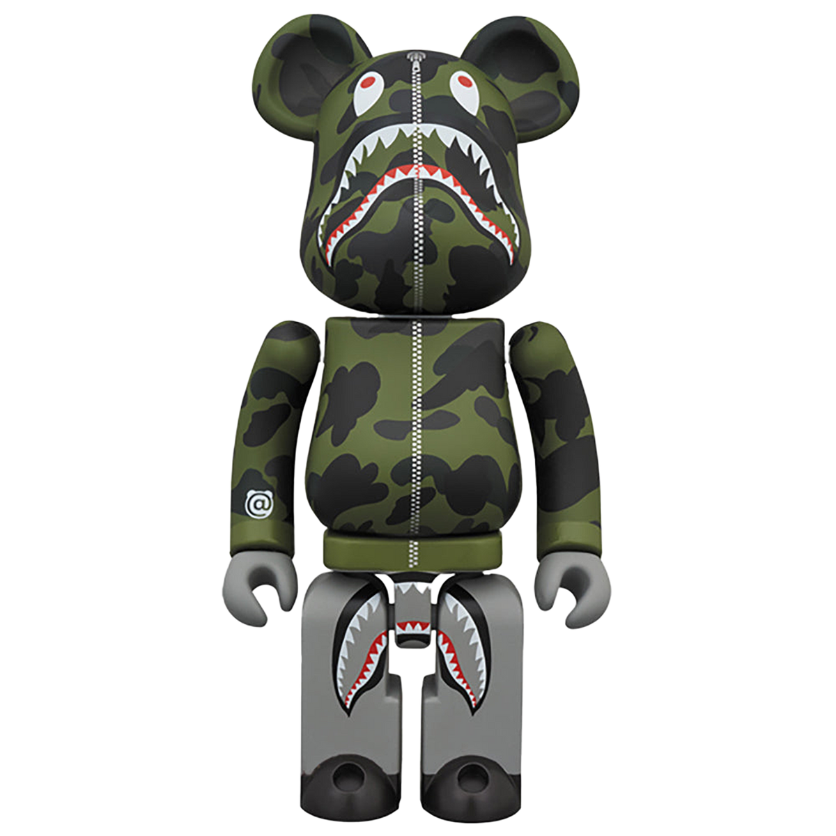 1ST CAMO SHARK BE@RBRICK 超合金 GREEN／YELLOW