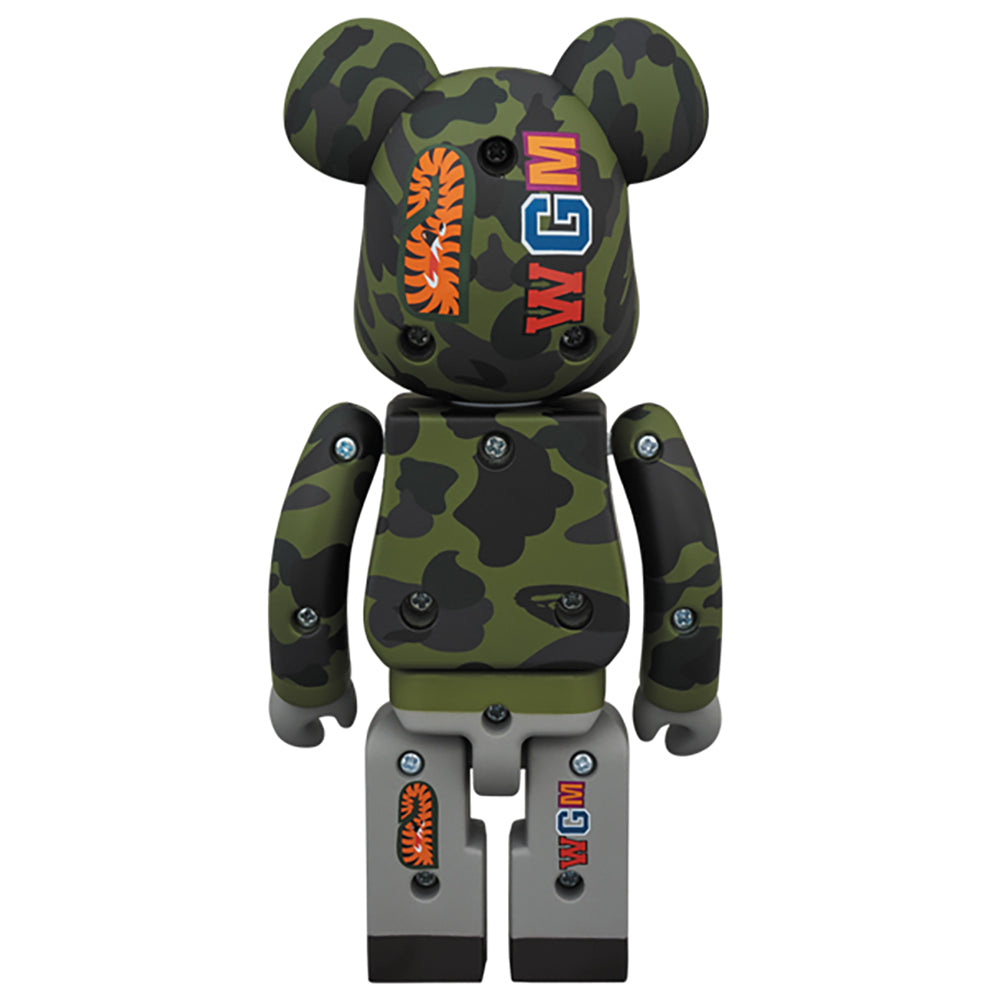 1ST CAMO SHARK BE@RBRICK 超合金 GREEN／YELLOW_2