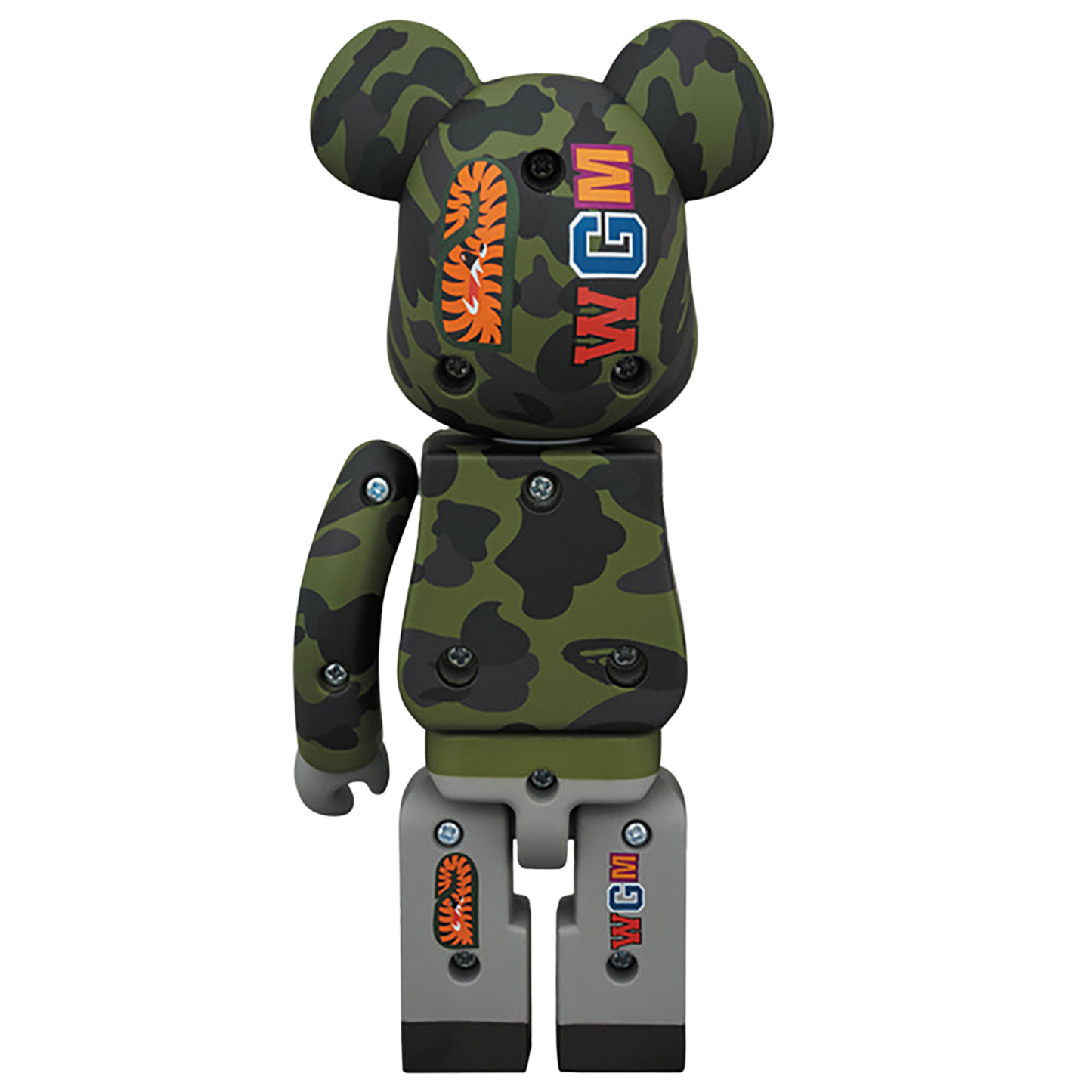 1ST CAMO SHARK BE@RBRICK 超合金 GREEN／YELLOW