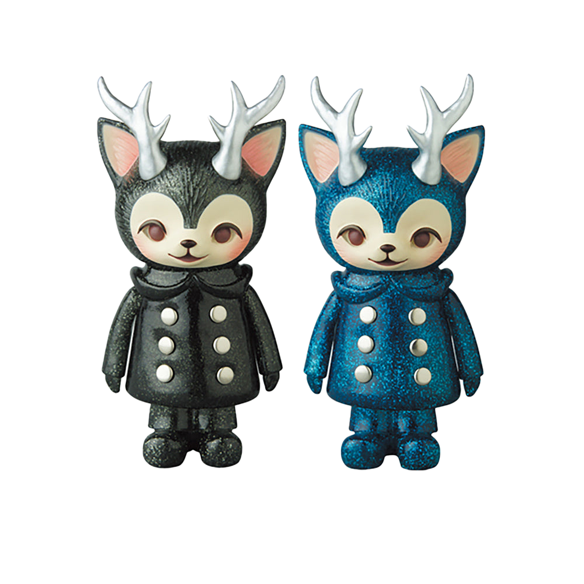 GALAXY MORRIS II -MEDICOM TOY EXHIBITION '19 モデル-（新色クリアブラック×シルバーラメ） ／GALAXY MORRIS（クリアブルー×シルバーラメ）