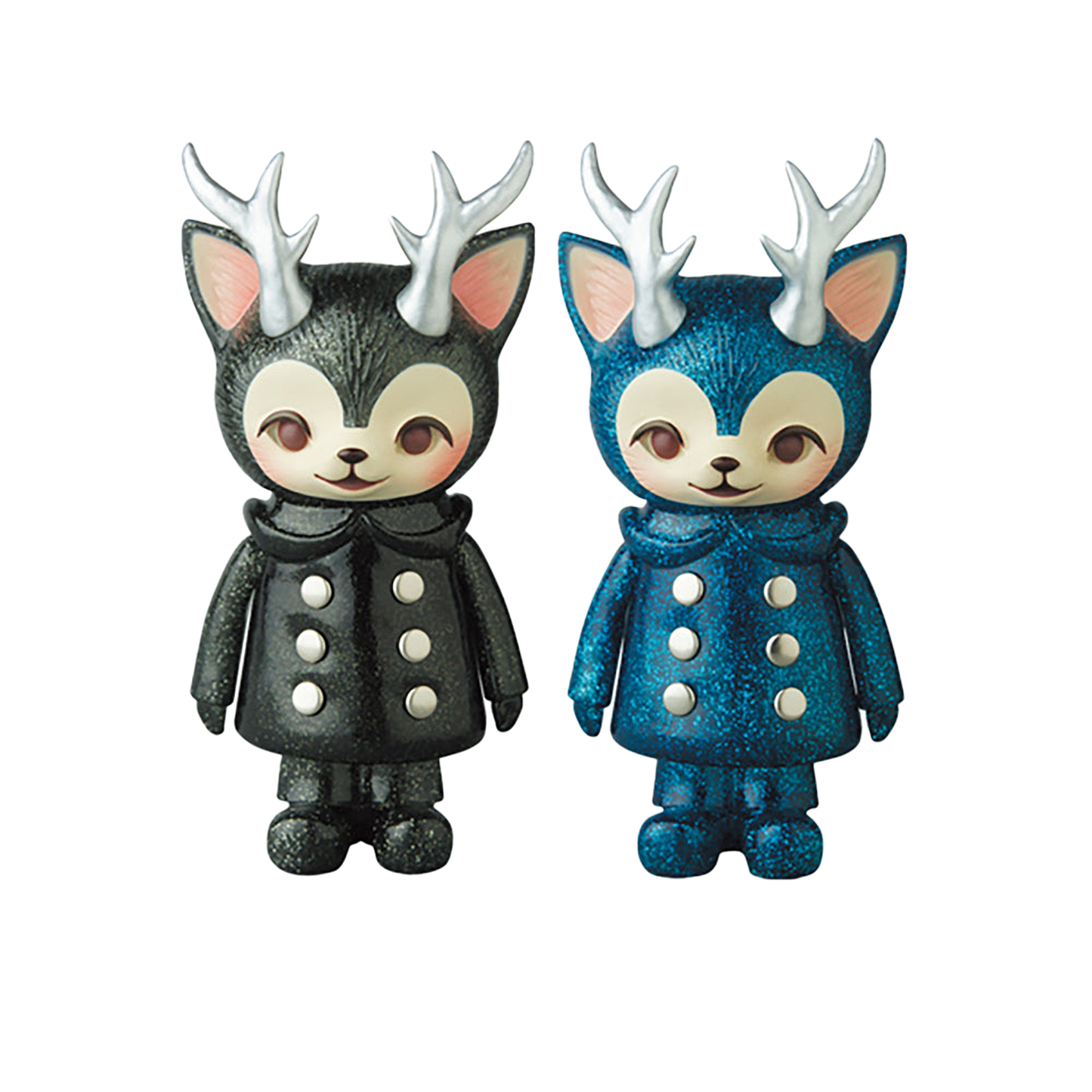GALAXY MORRIS II -MEDICOM TOY EXHIBITION '19 モデル-（新色クリアブラック×シルバーラメ） ／GALAXY MORRIS（クリアブルー×シルバーラメ）