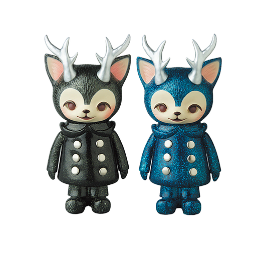 GALAXY MORRIS II -MEDICOM TOY EXHIBITION '19 モデル-（新色クリアブラック×シルバーラメ） ／GALAXY MORRIS（クリアブルー×シルバーラメ）
