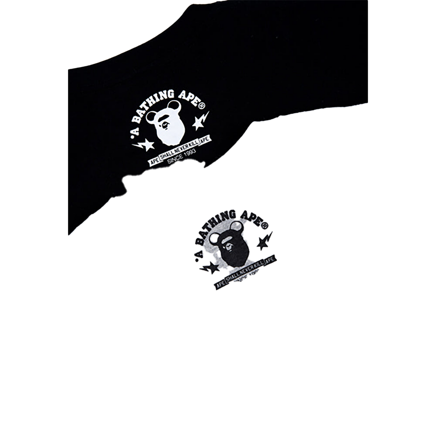 BE@RTEE BAPE(R)-BE@R ON BAPE(R) (GRAY)