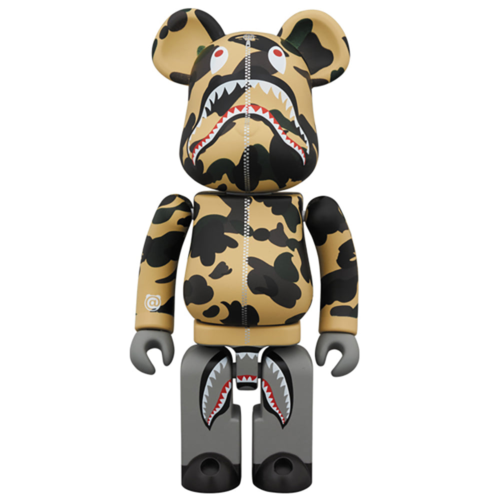 1ST CAMO SHARK BE@RBRICK 超合金 GREEN／YELLOW_3