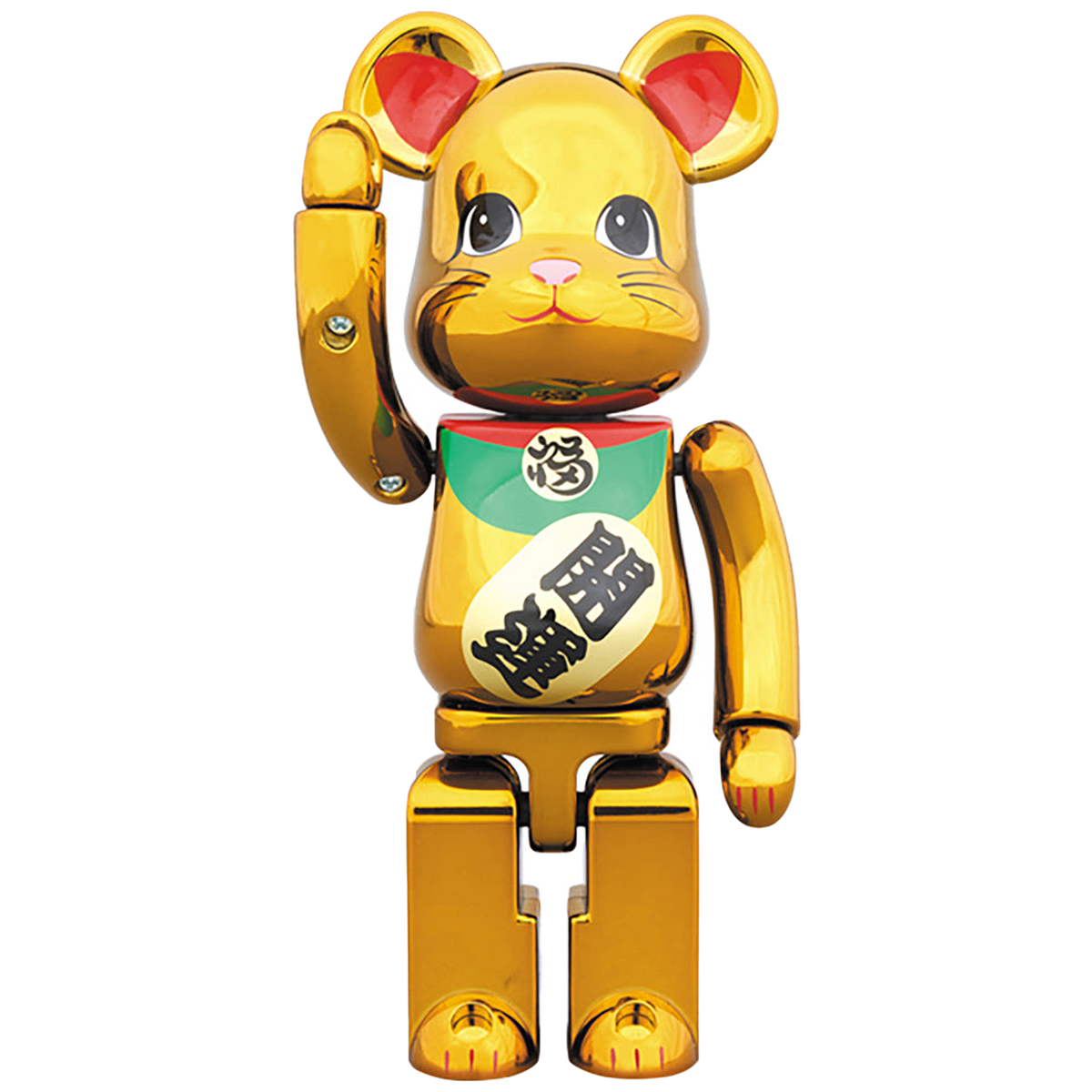 超合金 BE@RBRICK 招き猫 金メッキ 参