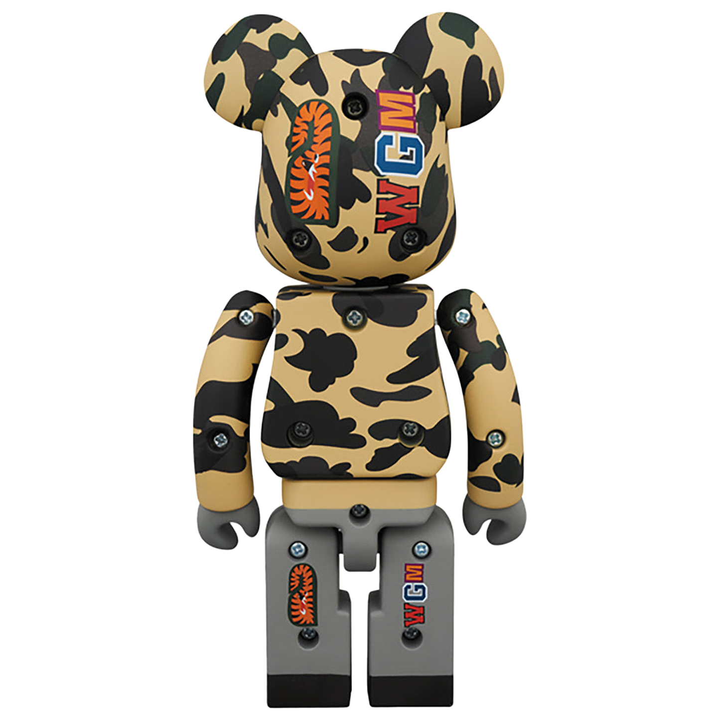 1ST CAMO SHARK BE@RBRICK 超合金 GREEN／YELLOW
